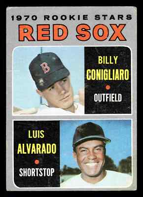 1970 Topps #317 Boston Red Sox Rookies (Billy Conigliaro / Alvarado) - Low Grade