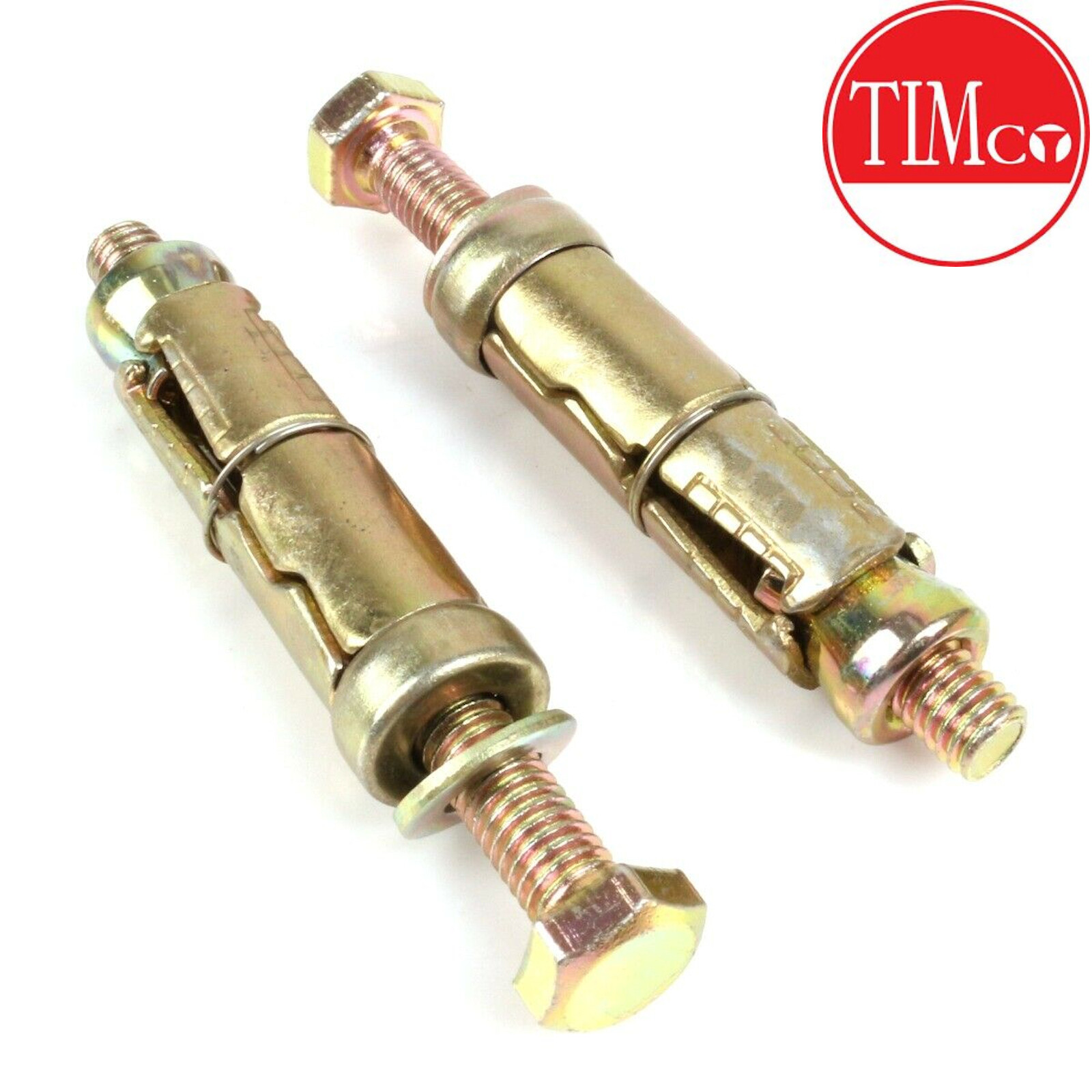 M6 x 65mm Timco Shield Anchor Loose Bolts Concrete Masonry 10 Pack