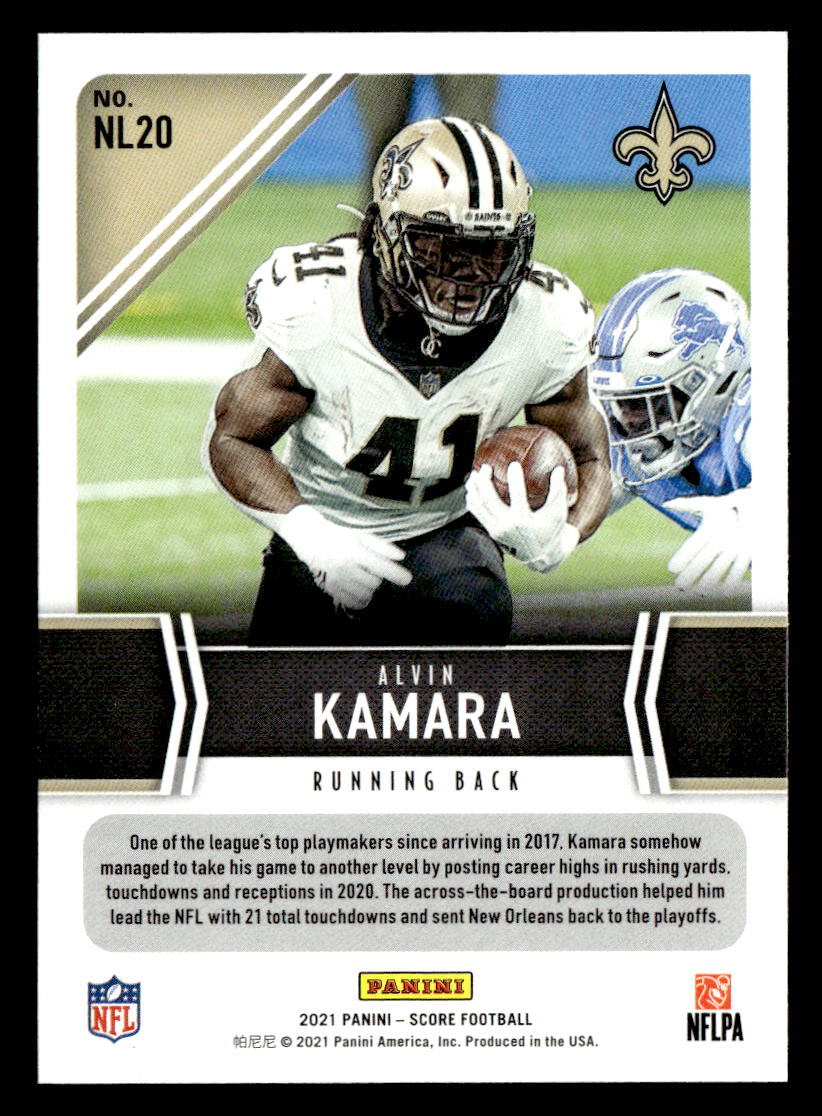 Alvin Kamara Bears Saints Playoff Alvin Kamara 2021 Score Next