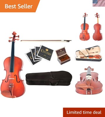 12-Inch CVA-400 Viola - Superior Sound, Solid Spruce Top & Elegant Finish