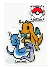 Dragonite Evolution Line Sticker B SIDE LABEL Pokemon Center Japan