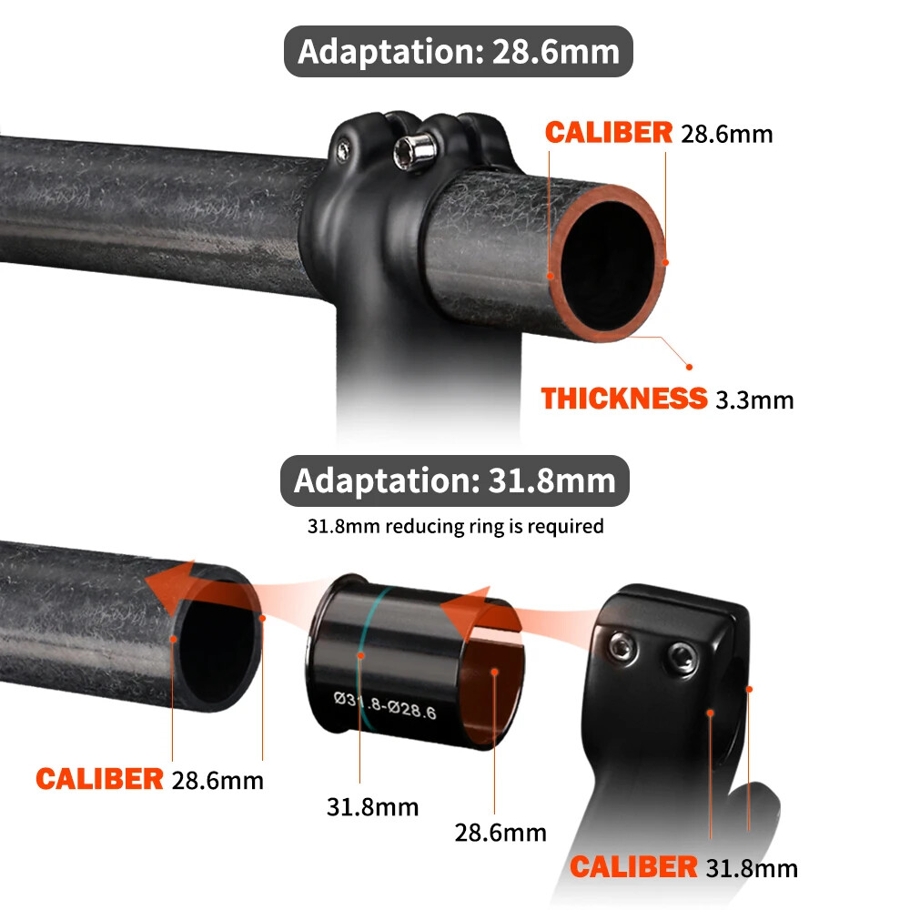 Forcella rigida in carbonio per mountain bike foto 3