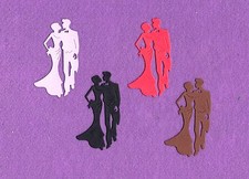 COUPLE wedding prom die cuts scrapbook cards