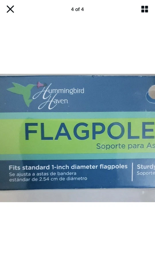 1 soporte de asta de bandera de aluminio para postes de bandera estándar de 1 pulgada montaje en pared plateado Foto 3 de 4