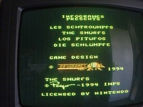 Les Schtroumpfs - Nintendo NES - FRA - Complet