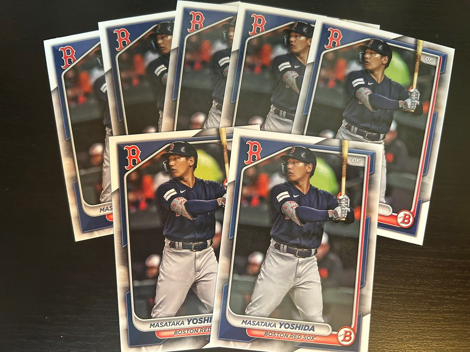 Lot of 12--2024 Topps Bowman-- Masataka Yoshida- Boston Red Sox- Card # 5