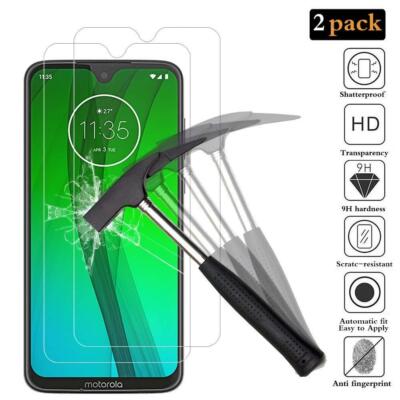 Dünner klarer 9H Hartglas Displayschutz für Motorola Moto Handys (2er Pack)