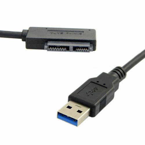 USB 3.0 auf 7+6 13 Pin Slimline Sata Adapter Optisches Laufwerk Kabel für CD DVD ROM - Bild 2 von 10