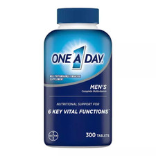 One A Day Men's Multivitamin 300 Tablets Immune Support Energy Heart Health