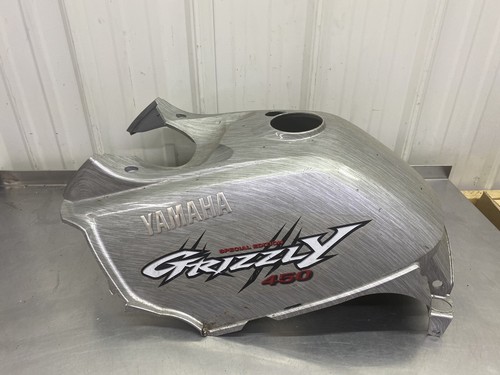 08 09 10 11 12 Yamaha Grizzly 450 EPS Gas Tank Cover Silver 5ND-F171A-51-00