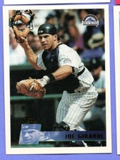 1996 Topps Baseball #36  Joe Girardi  Rockies 