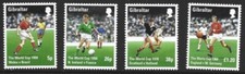 Gibraltar 1998 Sport, World Cup Football, Set of 4, UNM / MNH