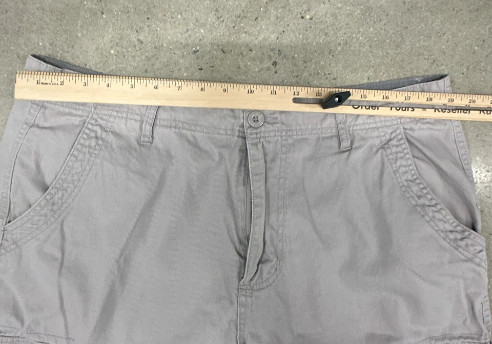 Pantalones Cortos Carga London Fog Para Hombre Talla 38 Gris Golf Caminata Informales Aire Libre Foto 2 de 4