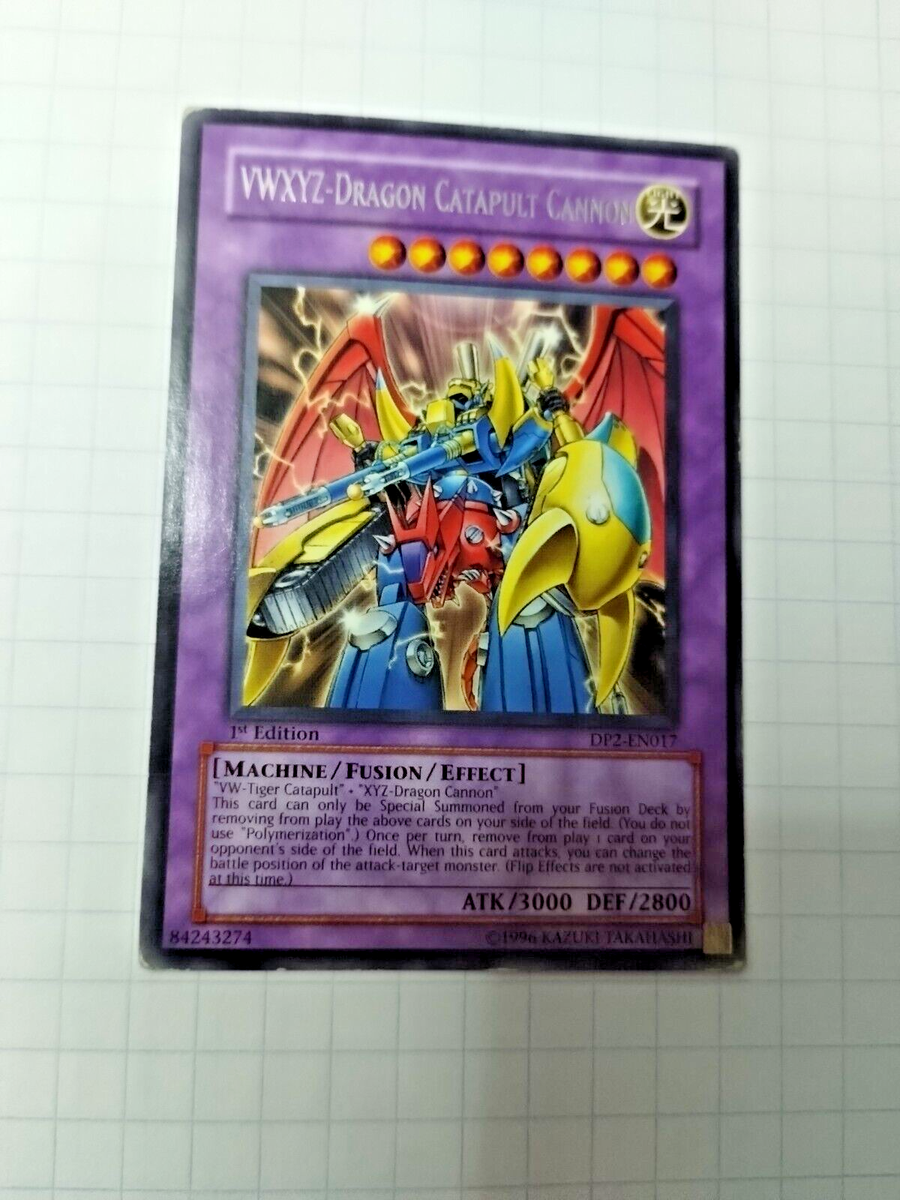 YuGiOh VWXYZ-Dragon Catapult Cannon -Chazz Princeton -DP2-EN017