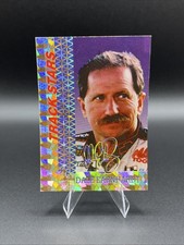 Dale Earnhardt Sr. Track Stars Promotional Sample Card NASCAR Racer Gold Foil