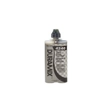 3M Duramix 04240 Semi-Rigid Plastic Repair Adhesive - Urethane Formula, 200ml Cartridge With 2 Mixing Nozzles