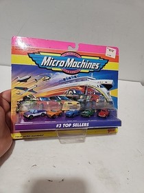 New Vintage Galoob Micro Machines #3 Top Sellers Cars Truck
