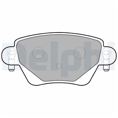 Delphi Bremsbelagsatz Bremsklötze hinten 1522070 1S712M008AA 24883936