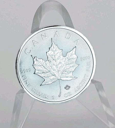 2025 Canadian Silver Maple Leaf 1oz .9999 King Charles III Effigy BU