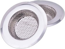 4.5 Inch Diameter Rim Heavy Duty Stainless Steel Kitchen Sink Basket Strainer,