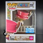 Funko Pop! One Piece Straw Hat Pirates Chopper (Flocked) 2332 And Pop Protector