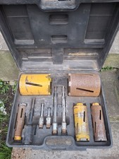 Diamond Core Drill Set 11pc Boiler Flue Soil Pipe etc (Genuine Neilsen)