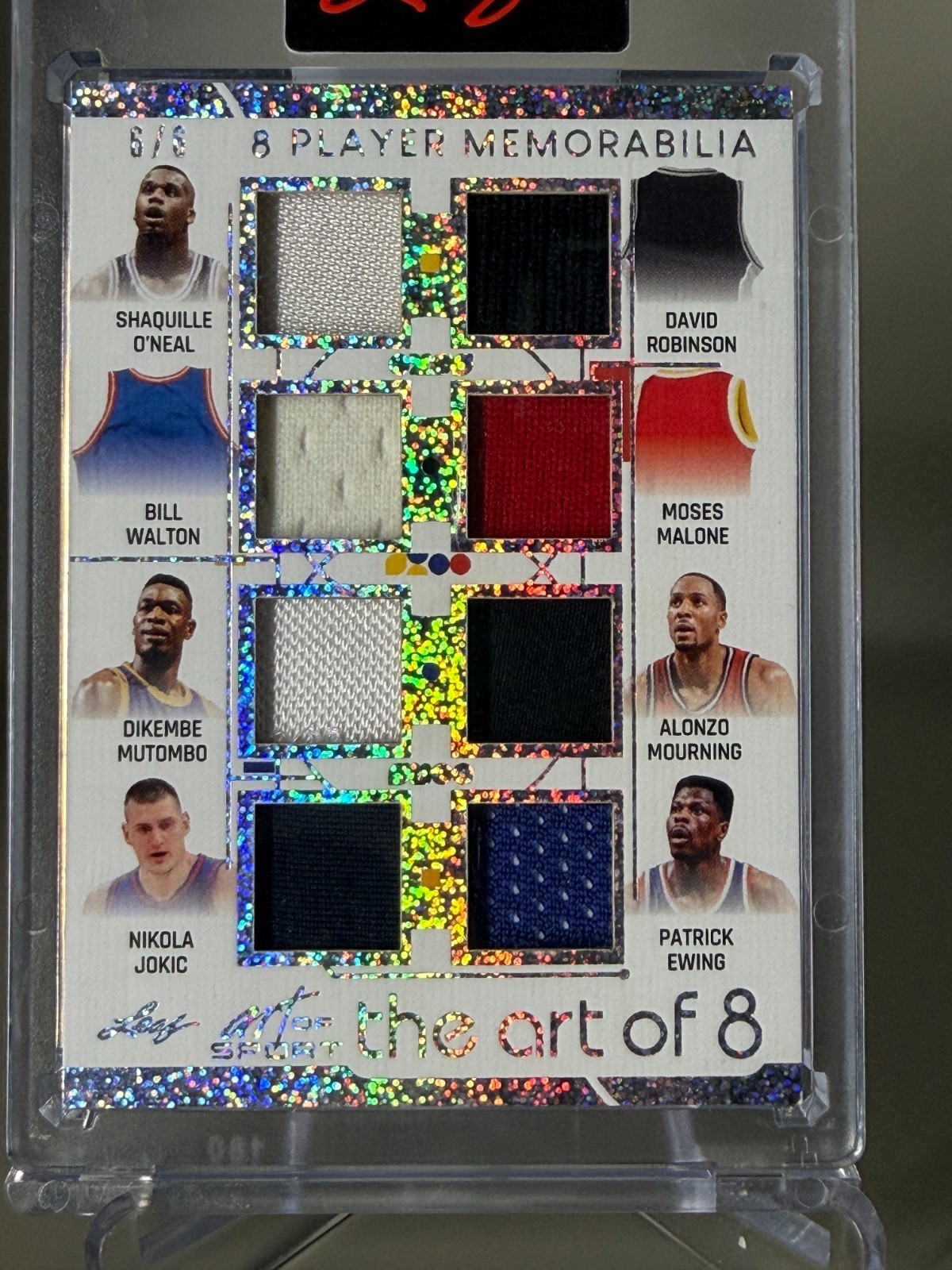 2026 Leaf Art of Sport Art of 8 Shaq O'Neal, Jokić, Robinson #A8-12 /6