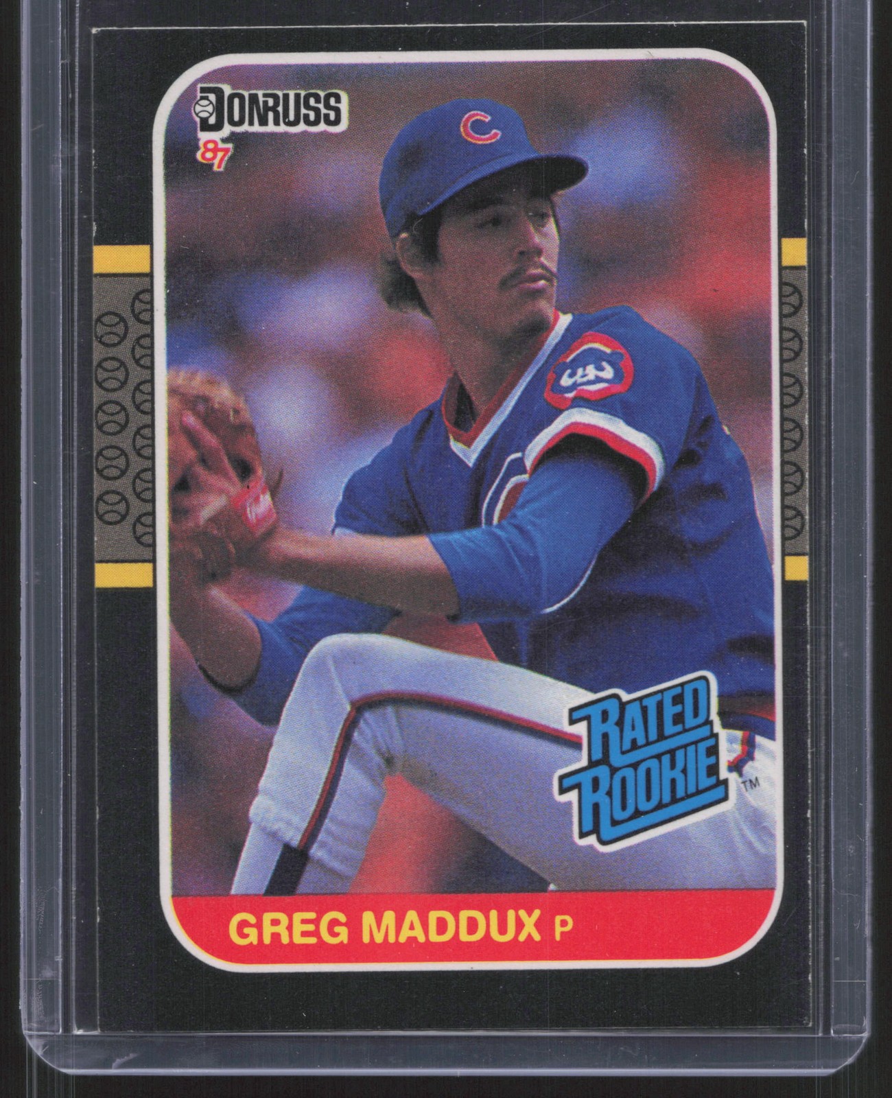 1987 Leaf #36 Greg Maddux RC Cubs