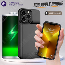 For iPhone 17 16 15 14 13 11 Pro Battery Charger Case Power Bank Charging Cover