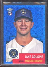 Jake Cousins 2022 Topps Chrome Platinum Blue Prism Refractor #175 (168/199)