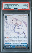 PSA 10 2018 Weiss Schwarz Re Zero Silver-Haired Beauty, Emilia E059 GEM MINT