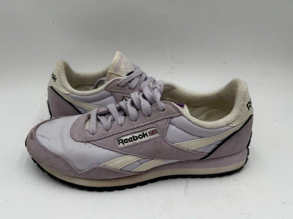 Zapatillas deportivas Reebok Classic Az para mujer talla 7,5 tela gamuza lila Foto 2 de 4