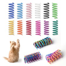 12PCS 12Colors Cat Spring Toys for Indoor Cats, Interactive Coil Springs for ...