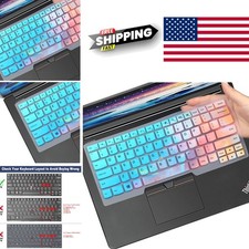 Colorful Keyboard Cover for 14 Inch Laptop Silicone Waterproof Dustproof Design
