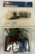 Walthers HO Scale Dumpster Set Kit 8-Pack #933-3516 New