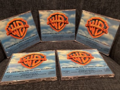 Complete 5 Disc Warner Bros Sound Effects Library 1992 CD Set
