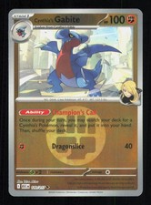 CYNTHIA'S GABITE (ENERGY SYMBOL PATTERN) 110/217 REVERSE HOLO ASC POKEMON NM
