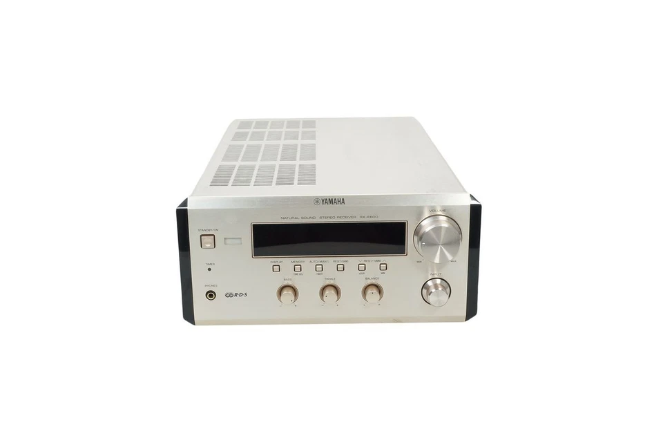 ✅Yamaha RX-E600 2.1 Stereo Receiver Natural Sound Silber✅ - Bild 3 von 4