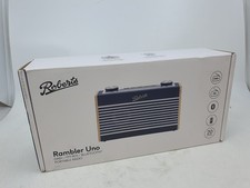 Roberts Rambler BT DAB FM Portable Stereo Radio Bluetooth Speaker - Blue