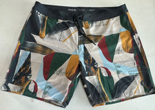 Roark Men's Passage 18" Collage Board Shorts Size 40 x 8" Swim Trunks NWOT