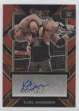 2023 Select WWE Signature Selections Red Prizm 2/49 Karl Anderson Auto 0yx7