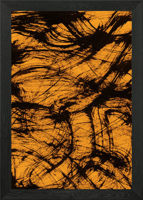 BRUSH STROKES 65A Framed Wall Art Poster Canvas Print Picture