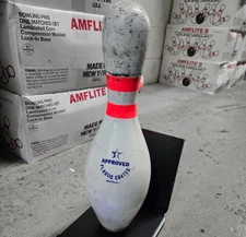 Used Case (10 pins) of  Bowling Pins Great Target Practice, Fowling Or Crafts!