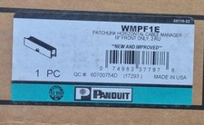 Panduit WMPF1E Horizontal Cable Manager 19" Front 2RU Black