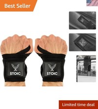 36-inch Wrist Wraps for Weightlifting  Durable Nylon with Thumb Loop