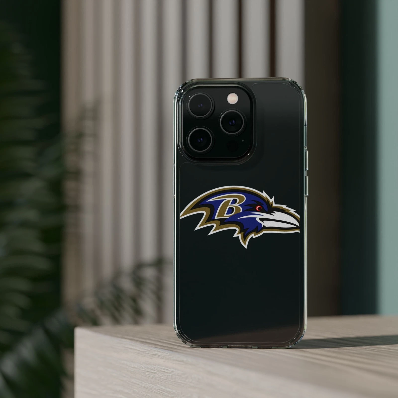 Baltimore Ravens Clear Phone Case for iPhone