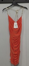 Quiz Orange Bodycon Mini Dress – UK6  EUR34 US2 Party, Evening Wear, BNWT