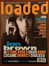 Loaded Magazine Feb 98 - Ian Brown AC/DC Mark Wahlberg Sam Janus World Cup '70