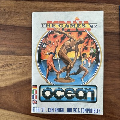 The Games Espania 92 (Ocean 1992) Amiga (4 Disks, Box, Manual) 