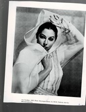 SUPER RARE 8X10 1940s ORIGINAL MAGAZINE PHOTOS AVA GARDNER JACK LEMMON!!